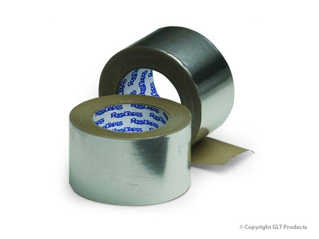 2 x 50 yards Flame Retardant Aluminum Foil Tape